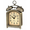 Bulova Holgate Bedside Key Wind Bell Alarm Clock